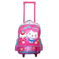 FM Mochila Ruedas Escolar Grande Gaby Casa de Muñecas GB306A80WH