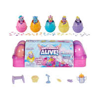 Hatchimals Alive 5 Mini figuras y 11 Accesorios