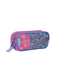 Lapicera Estuche Escolar Happy Girl Mezclilla HG64436-P