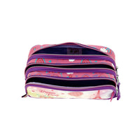 Lapicera Escolar Triple Estuche Grande Chenson Happy Girl HG65879