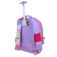 Mochila Chenson Con Ruedas Y Luces Led Para Niña Escolar Primaria Happy Girl Corazon Lili HG66216-P