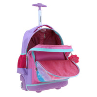 Mochila Chenson Con Ruedas Y Luces Led Para Niña Escolar Primaria Happy Girl Corazon Lili HG66216-P