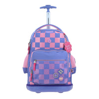 Mochila Grande de Ruedas con Luz Led Happy Girl CHESTER HG70238-U