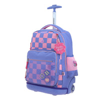 Mochila Grande de Ruedas con Luz Led Happy Girl CHESTER HG70238-U