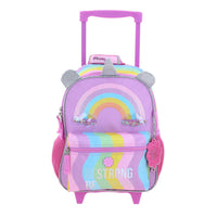 Mochila Chica Chenson Con Ruedas Escolar Kinder Happy Girl IRIS HG70406-C