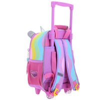 Mochila Chica Chenson Con Ruedas Escolar Kinder Happy Girl IRIS HG70406-C