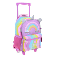 Mochila Chica Chenson Con Ruedas Escolar Kinder Happy Girl IRIS HG70406-C