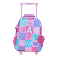 Mochila Chica Chenson Con Ruedas Preescolar Kinder Happy Girl JAPY HG70411-U