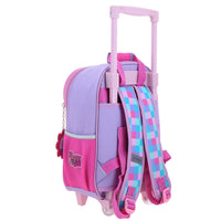 Mochila Chica Chenson Con Ruedas Preescolar Kinder Happy Girl JAPY HG70411-U
