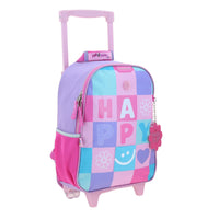 Mochila Chica Chenson Con Ruedas Preescolar Kinder Happy Girl JAPY HG70411-U
