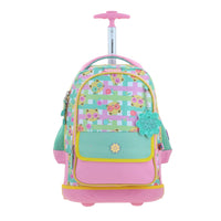 Mochila Grande de Ruedas con Luz Led Happy Girl Wendy HG70710-P