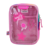 Lapicera Estuche Escolar Chenson Happy Girl Clir HG70796-P