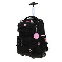 Mochila Escolar Grande Chenson Con Ruedas Y Luces Led Happy Girl HG70818-3 KITY