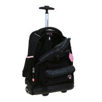 Mochila Escolar Grande Chenson Con Ruedas Y Luces Led Happy Girl HG70818-3 KITY