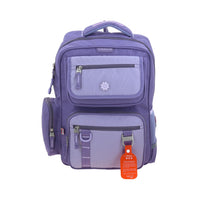 Mochila Grande Chenson Porta Laptop Happy Girl STRA Lila