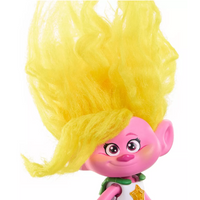 Trolls Muñeca Figura Mini Viva Con Cabello De Felpa Y Una Pr
