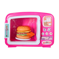 Cyc Horno de Microondas Con Accesorios Barbie Niña Juguete de Importacion T379813