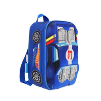 Lonchera Escolar Forma de Hot Wheels Azul Yadatex HWS014-LB065A