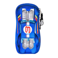 Lapicera Estuche Escolar con Forma de Hot Wheels Azul Yadatex HWS014-PC011A