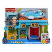 Little People Juguete para Bebés Aeropuerto de Aventuras Diarias HTJ26