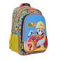 Mochila Escolar Grande Chenson Mario Maker 2 MB64439-L Bobin