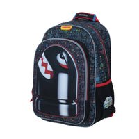 Mochila Grande Negro Chenson Mario Bros KADAL MB64501-3