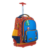 Mochila Grande Con Ruedas Y Luces Led Chenson Mario Bros ONDER MB70511-9