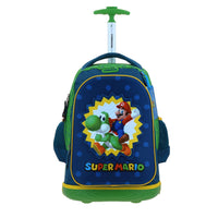 Mochila Grande Con Ruedas Y Luces Led Chenson Mario Bros Yoshi MB70630-9 Sploshi