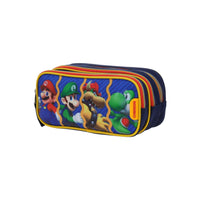 Lapicera Triple Estuche Escolar Chenson Super Mario Bros Bowser NASH MB71083-R