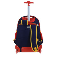 Mochila Escolar Grande Con Ruedas Y Luces Led Chenson Super Mario Luigi Bowser NASH MB71084-R