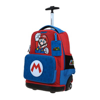 Mochila Grande Con Ruedas Y Luces Led Chenson Super Mario Bros PREGO MB71107-9