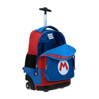 Mochila Grande Con Ruedas Y Luces Led Chenson Super Mario Bros PREGO MB71107-9