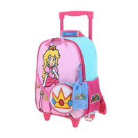 Mochila Chica Kinder Con Ruedas Chenson Super Mario Bros Peach TUCH MB71150-T