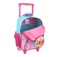 Mochila Chica Kinder Con Ruedas Chenson Super Mario Bros Peach TUCH MB71150-T