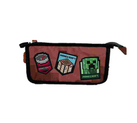Lapicera Estuche Escolar Chenson Minecraft Pexel MC66286-B