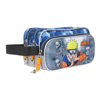 Lapicera Estuche Escolar Yadatex Naruto Shippuden Gris NTC038-PC059A