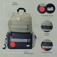 Mochila Naruto Shippuden Kakashi Porta Laptop Yadatex