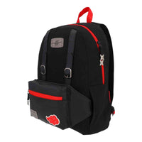 Mochila Grande Yadatex Naruto Shippuden Negro con Rojo NTS074-BP388A