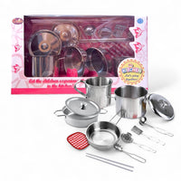 CYC Set Cocina Bateria Ollas con Accesorios Niña Juguete de Importacion HP1080604