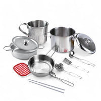 CYC Set Cocina Bateria Ollas con Accesorios Niña Juguete de Importacion HP1080604