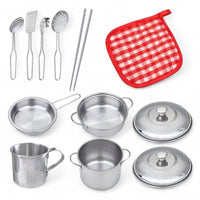 CYC Set Cocina Bateria Ollas con Accesorios Niña Juguete de Importacion HP1080604