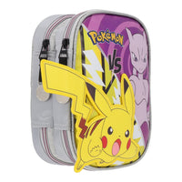 Lapicera Escolar Pokémon Pikachu y Mewtwo