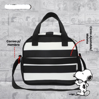 Lonchera Termica Snoopy Black and White Yadatex