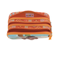 Lapicera Estuche Chenson Triple Cierre Disney Princesa Moana PR70747-O Mona