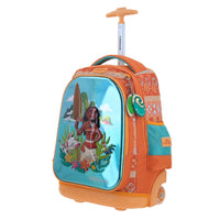 Mochila Chenson Con Ruedas Y Luces Led Disney Princesa Moana Escolar Primaria PR70749-O Mona