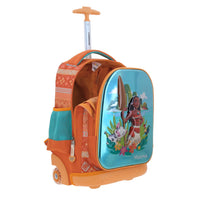 Mochila Chenson Con Ruedas Y Luces Led Disney Princesa Moana Escolar Primaria PR70749-O Mona
