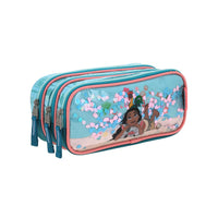 Lapicera Triple Estuche Escolar Chenson Moana Princesas MOA PR70835-T