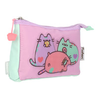 Lapicera Escolar Pusheen Tres Gatitos