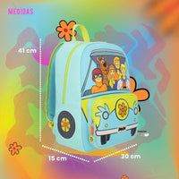 Mochila Grande Escolar Scooby Doo YADATEX SBD003-BP138A