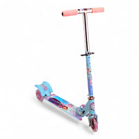 CYC Scooter Frozen Ana y Elsa Con Luz Plegable 3 Ruedas Juguete de Importacion T364125